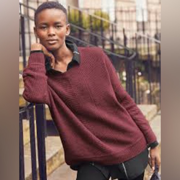 Athleta Sweaters - ATHLETA WOOL CASHMERE HABITAT SWEATER size M